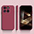 Coque Ultra Fine Silicone Souple 360 Degres Housse Etui YK3 pour Xiaomi Mi 14 Pro 5G Rose Rouge