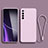 Coque Ultra Fine Silicone Souple 360 Degres Housse Etui YK3 pour Xiaomi Redmi Note 8 (2021) Violet Clair