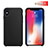 Coque Ultra Fine Silicone Souple 360 Degres M02 pour Apple iPhone X Noir