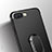 Coque Ultra Fine Silicone Souple avec Support Bague Anneau A02 pour Apple iPhone 8 Plus Noir Petit