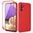Coque Ultra Fine Silicone Souple Housse Etui 360 Degres Avant et Arriere MJ1 pour Samsung Galaxy A32 4G Rouge