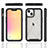 Coque Ultra Fine Silicone Souple Housse Etui 360 Degres Avant et Arriere pour Apple iPhone 14 Plus Petit