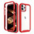 Coque Ultra Fine Silicone Souple Housse Etui 360 Degres Avant et Arriere pour Apple iPhone 14 Pro Max Rouge