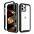 Coque Ultra Fine Silicone Souple Housse Etui 360 Degres Avant et Arriere pour Apple iPhone 14 Pro Noir