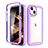 Coque Ultra Fine Silicone Souple Housse Etui 360 Degres Avant et Arriere pour Apple iPhone 15 Violet