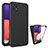 Coque Ultra Fine Silicone Souple Housse Etui 360 Degres Avant et Arriere pour Samsung Galaxy F42 5G Noir