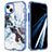 Coque Ultra Fine Silicone Souple Housse Etui 360 Degres Avant et Arriere YJ1 pour Apple iPhone 13 Pro Max Bleu Clair