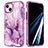 Coque Ultra Fine Silicone Souple Housse Etui 360 Degres Avant et Arriere YJ1 pour Apple iPhone 13 Pro Max Violet