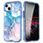 Coque Ultra Fine Silicone Souple Housse Etui 360 Degres Avant et Arriere YJ1 pour Apple iPhone 15 Bleu Ciel