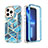 Coque Ultra Fine Silicone Souple Housse Etui 360 Degres Avant et Arriere YJ2 pour Apple iPhone 13 Pro Bleu