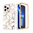 Coque Ultra Fine Silicone Souple Housse Etui 360 Degres Avant et Arriere YJ2 pour Apple iPhone 13 Pro Max Blanc