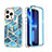 Coque Ultra Fine Silicone Souple Housse Etui 360 Degres Avant et Arriere YJ3 pour Apple iPhone 13 Pro Bleu