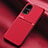 Coque Ultra Fine Silicone Souple Housse Etui avec Aimante Magnetique pour Huawei P50 Pro Rouge