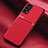 Coque Ultra Fine Silicone Souple Housse Etui avec Aimante Magnetique pour Oppo A74 4G Rouge