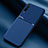 Coque Ultra Fine Silicone Souple Housse Etui avec Aimante Magnetique pour Samsung Galaxy A30S Bleu