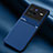 Coque Ultra Fine Silicone Souple Housse Etui avec Aimante Magnetique pour Vivo X80 5G Bleu