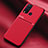 Coque Ultra Fine Silicone Souple Housse Etui avec Aimante Magnetique pour Vivo Y50 Rouge