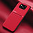 Coque Ultra Fine Silicone Souple Housse Etui avec Aimante Magnetique pour Xiaomi Poco X3 NFC Rouge