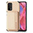 Coque Ultra Fine Silicone Souple Housse Etui avec Aimante Magnetique S01D pour OnePlus Nord N200 5G Or