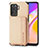 Coque Ultra Fine Silicone Souple Housse Etui avec Aimante Magnetique S01D pour Oppo A94 4G Or