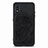 Coque Ultra Fine Silicone Souple Housse Etui avec Aimante Magnetique S01D pour Samsung Galaxy A01 SM-A015 Noir