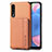 Coque Ultra Fine Silicone Souple Housse Etui avec Aimante Magnetique S01D pour Samsung Galaxy A50 Petit