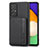 Coque Ultra Fine Silicone Souple Housse Etui avec Aimante Magnetique S01D pour Samsung Galaxy A52 4G Noir