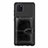 Coque Ultra Fine Silicone Souple Housse Etui avec Aimante Magnetique S01D pour Samsung Galaxy A81 Noir