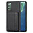Coque Ultra Fine Silicone Souple Housse Etui avec Aimante Magnetique S01D pour Samsung Galaxy Note 20 5G Noir