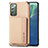 Coque Ultra Fine Silicone Souple Housse Etui avec Aimante Magnetique S01D pour Samsung Galaxy Note 20 5G Or