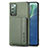 Coque Ultra Fine Silicone Souple Housse Etui avec Aimante Magnetique S01D pour Samsung Galaxy Note 20 5G Vert