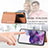 Coque Ultra Fine Silicone Souple Housse Etui avec Aimante Magnetique S01D pour Samsung Galaxy S20 5G Petit