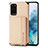 Coque Ultra Fine Silicone Souple Housse Etui avec Aimante Magnetique S01D pour Samsung Galaxy S20 Plus 5G Or