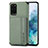 Coque Ultra Fine Silicone Souple Housse Etui avec Aimante Magnetique S01D pour Samsung Galaxy S20 Plus 5G Vert