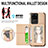 Coque Ultra Fine Silicone Souple Housse Etui avec Aimante Magnetique S01D pour Samsung Galaxy S20 Ultra 5G Petit