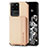 Coque Ultra Fine Silicone Souple Housse Etui avec Aimante Magnetique S01D pour Samsung Galaxy S20 Ultra Or