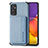 Coque Ultra Fine Silicone Souple Housse Etui avec Aimante Magnetique S01D pour Samsung Galaxy S23 FE 5G Bleu