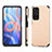 Coque Ultra Fine Silicone Souple Housse Etui avec Aimante Magnetique S01D pour Xiaomi Poco M4 Pro 5G Or