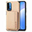 Coque Ultra Fine Silicone Souple Housse Etui avec Aimante Magnetique S01D pour Xiaomi Redmi 9 Power Or