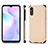 Coque Ultra Fine Silicone Souple Housse Etui avec Aimante Magnetique S01D pour Xiaomi Redmi 9A Or