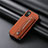 Coque Ultra Fine Silicone Souple Housse Etui avec Aimante Magnetique S01D pour Xiaomi Redmi Note 10 5G Marron