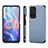 Coque Ultra Fine Silicone Souple Housse Etui avec Aimante Magnetique S01D pour Xiaomi Redmi Note 11 5G Bleu