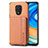 Coque Ultra Fine Silicone Souple Housse Etui avec Aimante Magnetique S01D pour Xiaomi Redmi Note 9 Pro Max Marron