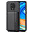 Coque Ultra Fine Silicone Souple Housse Etui avec Aimante Magnetique S01D pour Xiaomi Redmi Note 9 Pro Max Noir