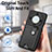 Coque Ultra Fine Silicone Souple Housse Etui avec Aimante Magnetique S02D pour Huawei Honor X9a 5G Petit