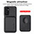 Coque Ultra Fine Silicone Souple Housse Etui avec Aimante Magnetique S02D pour Samsung Galaxy A04s Petit