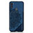 Coque Ultra Fine Silicone Souple Housse Etui avec Aimante Magnetique S02D pour Samsung Galaxy A11 Bleu