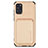 Coque Ultra Fine Silicone Souple Housse Etui avec Aimante Magnetique S02D pour Samsung Galaxy A31 Or