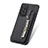 Coque Ultra Fine Silicone Souple Housse Etui avec Aimante Magnetique S02D pour Samsung Galaxy A52 4G Noir