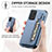 Coque Ultra Fine Silicone Souple Housse Etui avec Aimante Magnetique S02D pour Samsung Galaxy A52 4G Petit